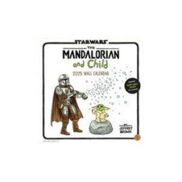 CHRONICLE BOOKS Star Wars The Mandalorian And Child 2025 Wall Calendar