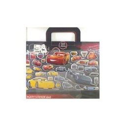 Base Editorial Maleta De Pegatinas Puffy De Cars