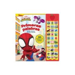 PI KIDS Primeras Palabras Spidey 30 Botones Con Voz Y Sonidos: 30 Botones Con Voz Y Sonido