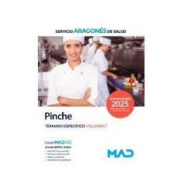 Ed. MAD Pinche. Temario Materia Específica Volumen 1. Servicio Aragonés De Salud (salud)