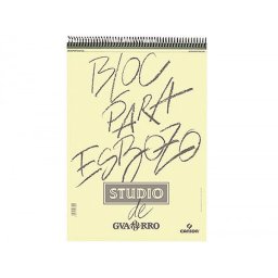 Bloc dibujo esbozo canson din a4 microperforado 21x29,7 cm 100 hojas grano fino 90 g