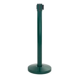 Poste verde con cinta de 2 metros