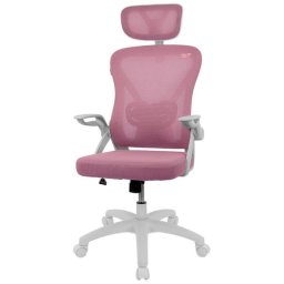 Silla gaming Drift DRAIR35 rosa respaldo de malla reposabrazos ajustables 120 kg