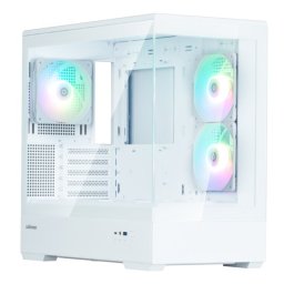 Caja Zalman P30 V2 Matx 3xvent 120mm Argb 2xusb 3.0 Blanco Sin Fuente