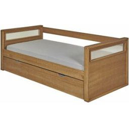 ID Kids Pack sofá cama nido con colchón madera maciza 90x190 cm