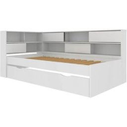 ID Kids Cama nido con cajon y colchon blanco 90x190 cm