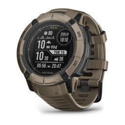Smartwatch Garmin Instinct 2X Solar Bluetooth NFC Táctico, GPS Multibanda y Linterna LED