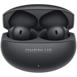 Auriculares OnePlus Buds 4 Bluetooth con Cancelación de Ruido, IA, 45 h autonomía, Storm Gray