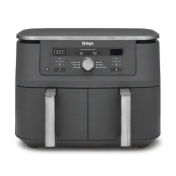 Freidora de aire Ninja DZ400EU 9,5 L 2470 W doble cesta gris con control giratorio