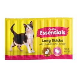 Smilla Essentials Sticks - Conejo y pavo (10 x 5 g)