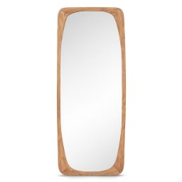 Espejo Alto Vestidor Marco Madera de Teca Natural Serie Eyre