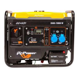 Generador Inverter Gasolina ITC Power GG40XEI 3,9kW Arranque Eléctrico y Manual