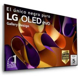 LG TV OLED evo* 164cm (65') OLED65G45LW 4K con Smart TV WebOS24 para instalar en pared con soporte incluido (Reacondicionado Grado A). Negro / Plata