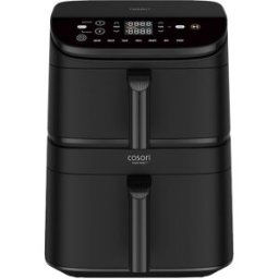 Cosori Freidora de aire Turbo Tower 10,8 litros con 7 funciones. Negro