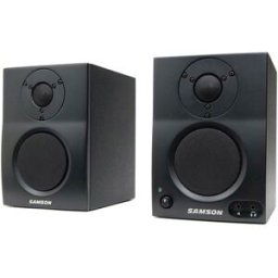 Samson Pareja de Monitores de Estudio Activos Mediaone 3A Bt Par. Negro
