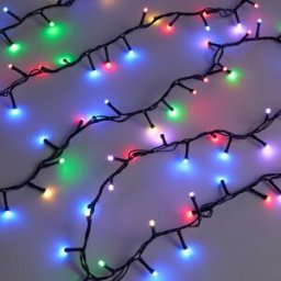 El Corte Inglés Guirnalda para árbol con luces LED multicolor para exterior Navidad . Multicolor 180 cm