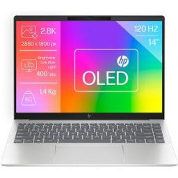 HP Portátil Pavilion Plus 14-ew1021ns, Intel Core Ultra 5 EVO-125H, 16GB, 1TB SSD, 14', W11. Plata