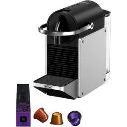 DeLonghi De'Longhi - Cafetera de Cápsulas automática Nespresso De'Longhi Pixie para cápsulas Nespresso Original. Gris