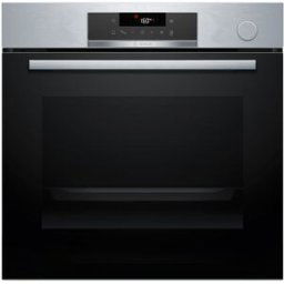 Bosch Horno multifunción Serie 4 con función vapor - HRG532ES3. Inox / Negro