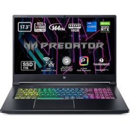 Acer Portátil Gaming Predator Helios 300 NH.QB6EB.002, i7, 16GB, 1TB SSD, GeForce RTX 3060, 17,3', Sin SO (Reacondicionado A estrenar). Negro
