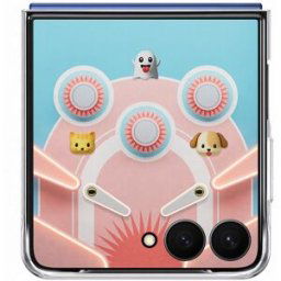Samsung Funda Flipsuit transparente para Galaxy Z Flip7. Transparente
