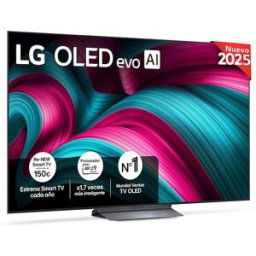 LG TV OLED evo AI C5 164cm (65') OLED65C56LB, Smart TV 4K (Reacondicionado Grado A). Negro