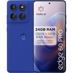 Motorola edge 60 Pro 12 GB + 512 GB móvil libre. PANTONE Dazzling Blue 512 GB + 12 GB RAM