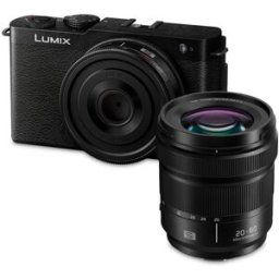 Panasonic Cámara Evil LUMIX DC-S9 con Objetivos S-R2060 y S-R26 (Reacondicionado Casi a estrenar). Negro