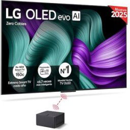 LG TV OLED evo AI M5 164cm (65') OLED65M59LA, Smart TV 4K inalámbrico. Negro