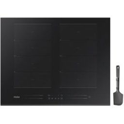 HAIER Placa de inducción , 4 zonas, Zona Flex, WIFI, Chef@Home Series 6 - HA2MTSJP58MB1. Negro