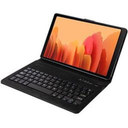 Silver HT Funda para tablet Samsung TAB A 2019 (T510/T515) con teclado Bluetooth. Rojo