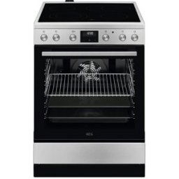 AEG Cocina compacta con placa vitrocerámica 4 zonas y horno multifunción - CCB6642CBM. Negro