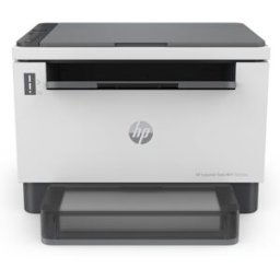 HP Impresora Multifunción Rellenable LaserJet Tank MFP 2604dw, Ethernet, Wi-Fi y Bluetooth (Reacondicionado A estrenar). Blanco / Gris