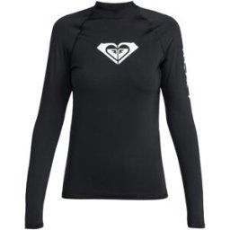 Roxy Camiseta de surf de mujer Whole Hearted . Negro S