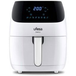Ufesa Freidora sin aceite Elektra white con 8 programas.