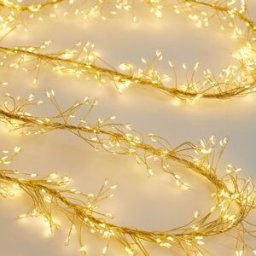 El Corte Inglés Guirnalda decorativa Rama con 1000 luces LED Navidad . Blanco