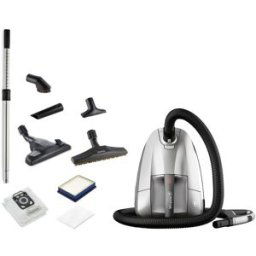 Nilfisk Aspirador con bolsa Elite Classic con Filtro Hepa 14. Gris