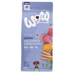 WOW Adulto con cordero pienso para perros - Pack % - 2 x 6 kg