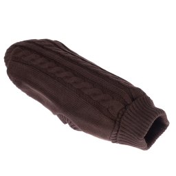 Jersey zooplus Basics, marrón para perros - aprox. 45 cm de longitud de la espalda