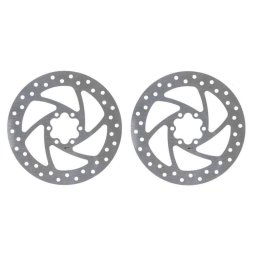Pack de 2 Discos de Freno para Patinete Eléctrico Joyor S5 de Alto Rendimiento - Acero Inoxidable con Tornillería Incluida
