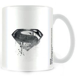 Pyramid Taza de Cerámica DC Liga de la Justicia Logo Superman Goteo