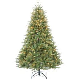 Maisons du Monde Árbol de Navidad artificial con luces LED de 210 cm