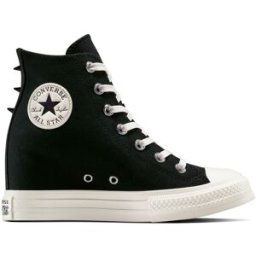 Converse Zapatillas casual de mujer Chuck Taylor All Star Wedge Trend Icon . Negro 37