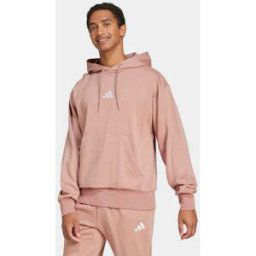 Adidas Sudadera de hombre con capucha Essentials Feelcozy Fleece . Rojo XL