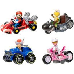 Nintendo Karts 5 cm y figura extraible Super Mario Bros La Película.