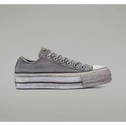 Converse Zapatillas casual de mujer Chuck Taylor All Star Plataforma Smoked . Gris 39