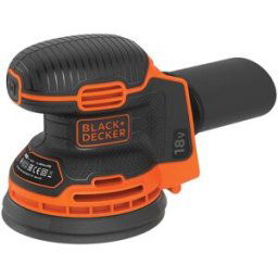 Black & Decker Lijadora Roto Orbital 18V Ø 125 mm. Naranja / Negro
