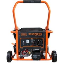 Black & Decker Generador Eléctrico Motor Gasolina 4T Monofásico 6,0 kW BD-BXGNP6510E. Naranja / Negro