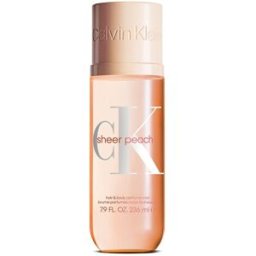 Calvin Bruma Perfumada Ck Sheer Peach Unisex Para Cuerpo Y Cabello 236 Ml .