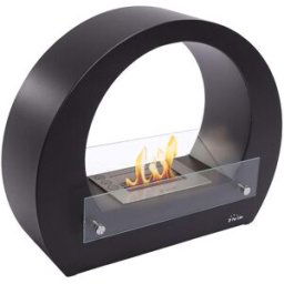 CLIMACITY Chimenea Bioetanol de Suelo 2,5 kW Saturn B 1,5 l. Negro